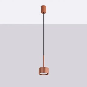 Sollux SL.2680 - Luster na lanku AURA 1xGX53/10W/230V červený