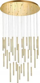 Zlatá reprezentatívna lampa do reštaurácie, hotela, Spa recepcie. Ilios 36