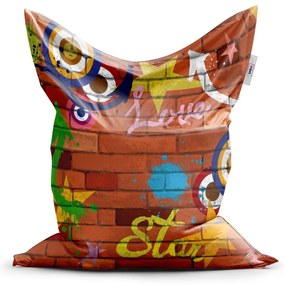 Sedací vak Classic zeď - detský, farebná
