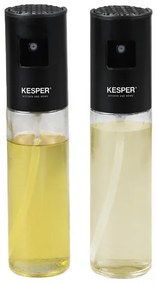 Rozprašovač na olej a ocot, sada 2ks 150ml, čierne veká Kesper