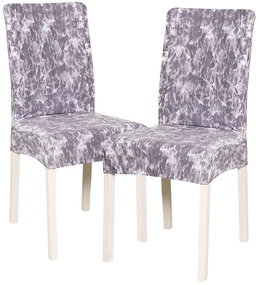 4Home Napínací poťah na stoličku Marble 45 - 50 cm, sada 2 ks