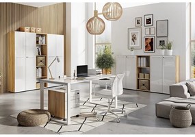 Prírodná knižnica v dekore duba 50x196 cm Monteria - Germania