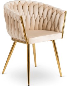 PROXIMA.store - Čalúnená jedálenska stolička CAPI FARBA: béžová