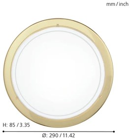 EGLO 83157 - svietidlo stropné PLANET1 1xE27/60W