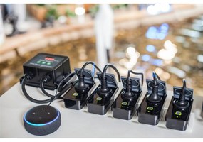 Vonkajšia zásuvka Heissner smart Wifi s tlačovými správami Z1-00