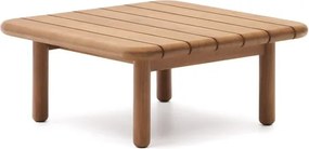 Záhradný odkladací stolík z tíkového dreva 70x70 cm Turqueta – Kave Home