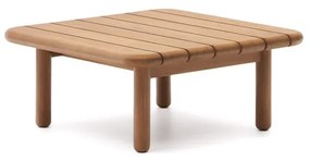 Záhradný odkladací stolík z tíkového dreva 70x70 cm Turqueta – Kave Home