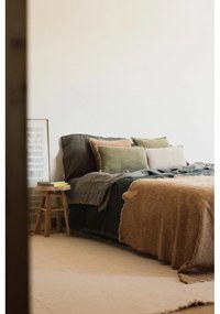 Okrovožltá bavlnená deka 130x180 cm Handloom – Lorena Canals