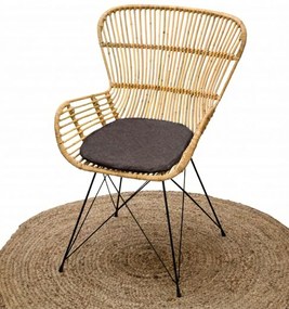 Podsedák na stoličku STANDARD MELANGE hnedý