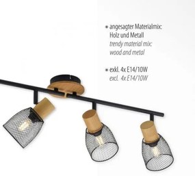 JUST LIGHT. 15194-79 - Bodové svietidlo TAMIS 4xE14/10W/230V