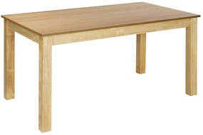 Rozkladací jedálenský stôl 160/240 x 90 cm svetlé drevo MADURA Beliani