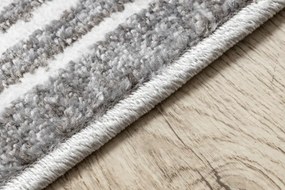 Koberec MATEO 8033/644 grécky, ramka - štrukturálny sivý