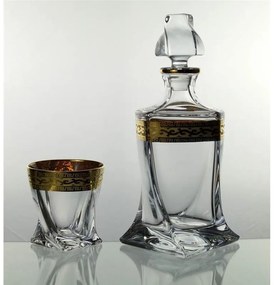 BOHEMIA QUADRO RICH GOLD WHISKY SADA 1+6 KS