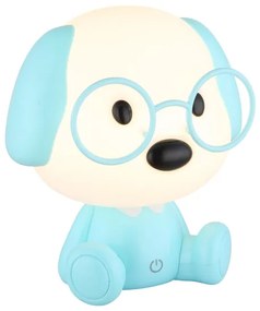 Globo 21761B - LED stmievateľná detská lampička PUPPY 1W/5V 500mAh modrá