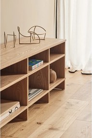 TV stolík v dekore duba v prírodnej farbe 180x50x40 cm Inari – Teulat