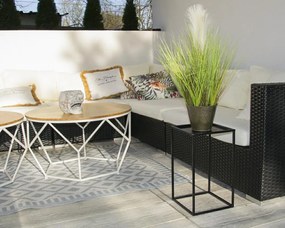 STOJAN NA KVETINÁČ SIMPLE 40X24X24 CM ČIERNA