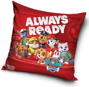 Carbotex Obliečka na vankúšik Labková Patrola Always Ready, 40 x 40 cm