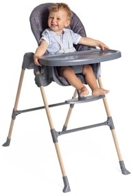 Chicco - Detská jedálenská stolička Polly Essential - šedá