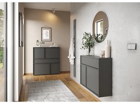 Antracitová predsieňová zostava Ameca 2.0 – Germania