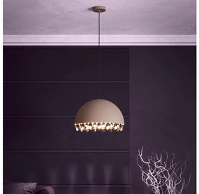 Eglo 39948 - Luster na lanku GAETANO 1xE27/40W/230V hnedá