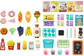 LEAN Toys Detský obchod s hračkami Super Market Interaktívny 67el