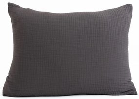 Mušelínová obliečka na vankúš 40 × 60 cm – Alexia sivé