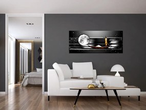 Obraz starovekej dobovej maľby (120x50 cm)