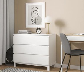 Moderná komoda Eva biela 100cm