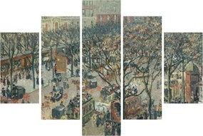 Obraz - Camille Pissarro, Boulevard des Italiens, Morning, Sunlight, reprodukcia (150x105 cm)