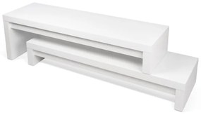 Biely variabilný stolík TemaHome Cliff Walnut