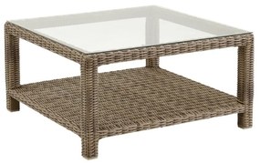 Záhradný stolík Brafab Ninja Rustic, 90 × 90 cm