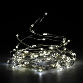 Svetelný drôt teplá biela, 40 LED