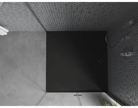 Mexen Amon, SMC štvorcová sprchová vanička 100 x 100 cm, čierna, 4F701010