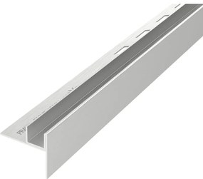 Mexen Line-B lišta na sklo 180 cm pravá, brúsená oceľ, 181004180R