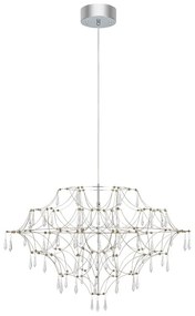 LED závesné svietidlo v striebornej farbe ø 80 cm Efesos – Markslöjd