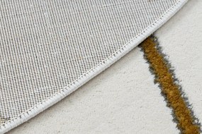 Dywany Łuszczów Kusový koberec Emerald 1013 cream and gold kruh - 120x120 (priemer) kruh cm