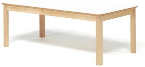 Detský stôl ZET, breza + biela, 1200x600x500 mm