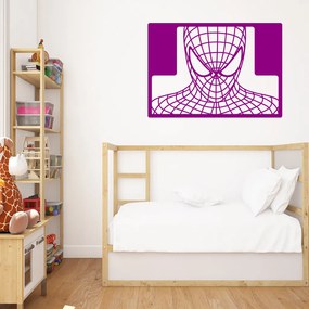 Veselá Stena Samolepka na stenu na stenu Spiderman portrét Farba: černá