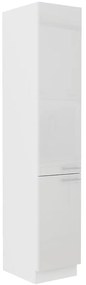 Kuchynská skrinka Lara 40dk-210 2f Bb Mdf biely lesk