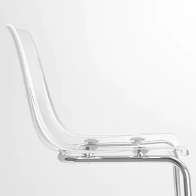 IKEA TOBIAS Priehľadné operadlo stoličky