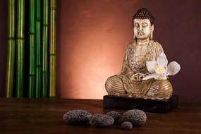 Samolepiaca fototapeta rozjimajúci Budha