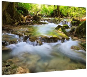 Obraz horského potoka (70x50 cm)