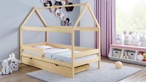 Detská posteľ Domček 180x80 s úložným priestorom