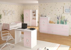 Detská posteľ KIM - PRINCEZNÁ 140x70 cm + MATRAC