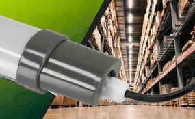 Sada 4 LED svietidiel 120 cm 36 W 3000 lm Hermetické svietidlo IP65 do garáže, dielne