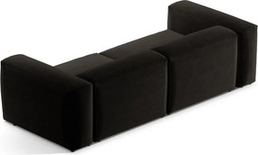 Čierna pohovka 264 cm Bergamo – Cosmopolitan Design