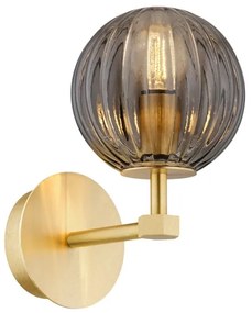 Argon 8508 - Nástenná lampa PALOMA 1xE14/7W/230V zlatá/čierna