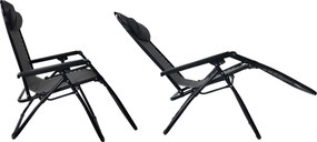 TRENDIE Záhradné ležadlo sivé