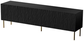 Cama Čierny stolík pod televízor Jungle