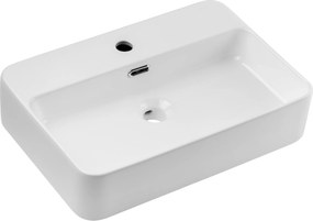 Comad Keramické umývadlo na dosku TRUST 2 WHITE , biela